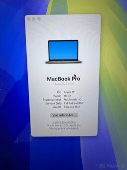 Predám MacBook Pro M1 2020 - 3
