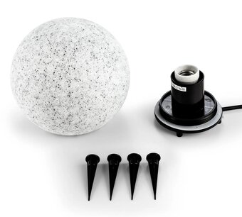 3ks Shinestone M záhradné svietidlo 230V IP65 pr. 28 cm - 3