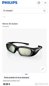 3D okuliare PHILIPS - 3