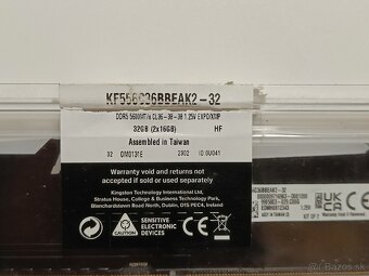 Kingston FURY RGB DDR5 32GB 5600MHz CL36
- 3