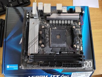 Predám základnú dosku ASRock A520M-ITX/AC - 3