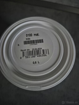 Farba EKOKRYL, biela, matná, - 3