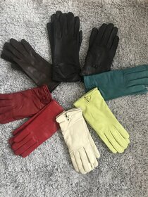 koženné rukavičky Nové - 3