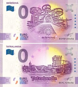 0 euro / 0 € souvenir bankovky 2023/1 - 3