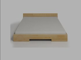 Manželská borovicová posteľ 160×200 - 3