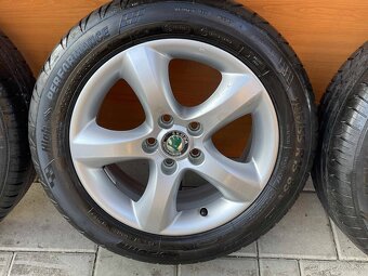 Orig. Alu disky 15 5x100 Fabia Roomster , leon ,Ibiza ,octa - 3