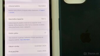 iPhone 16e 128 GB Black – 2 týždne používaný - 3
