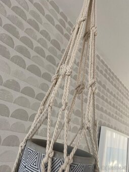 Boho set IKEA vešiak na kvetináč a obal - 3