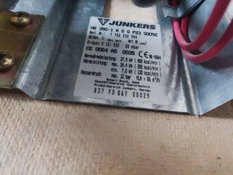 Prietokový ohrievač Bosch JUNKERS WR 350-1 na náhradné diely - 3