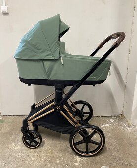 Kočík Cybex Priam Rosegold Leaf Green - Trojkombinácia - 3