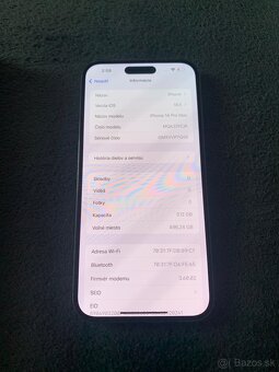 Predam iphone 14 PRO MAX 512GB Zlatý Používaný mobil - 3