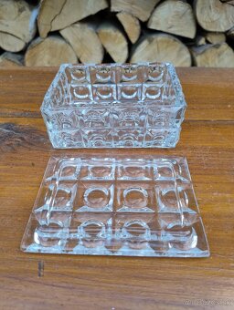 Retro/vintage sklenená a krištáľová zbierka – 17 ks - 3