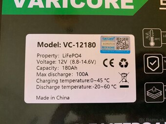 Batéria LiFePO4 12V 180 Ah zn. VARICORE ( LiitoKala ) - 3