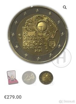 2€ Minca OECD 20 výročie slovensko - 3