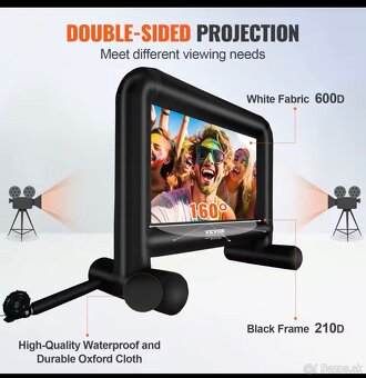 VEVOR 426cm nafukovacie plátno - 3