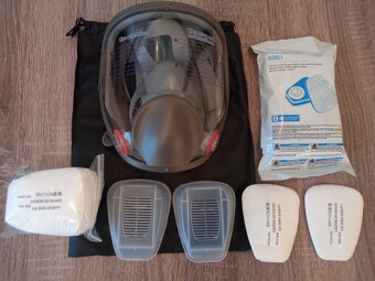 49€ KOMPLET - NOVA celotvarova bezpecnostna dychacia maska - 3