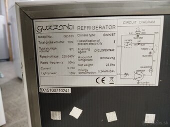 Malá chladnička Guzzanti na predaj - 3