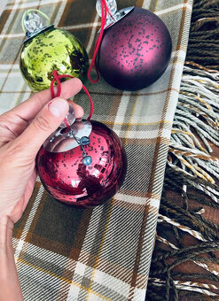 Vianočné sklenené gule - 3