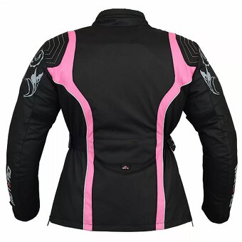 Moto Dámska Bunda Vodeodolná Textilna Nová Ornament - 3