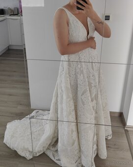 Svadobné šaty zn.Eva Lendel - 3