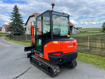 Minibagr Kubota KX027-4 / 3 režimy průtoku,3x lžíce - 3