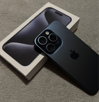 iPhone 15 Pro, Blue Titanium 256GB - 3