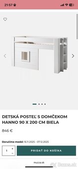 Poschodová posteľ nová - 3