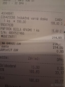 Induķčna varná doska Candy - 3