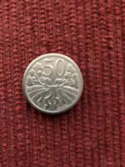 Československé 50 haliere - 3