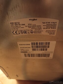 Whirlpool práčka - 3