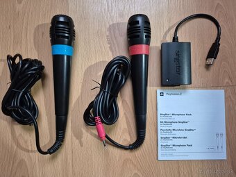 Predám Singstar mikrofóny na PS2 a PS3 + 5 hier zadarmo - 3