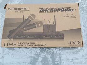 Nový bezdrátový mikrofonní set s 2x ručním mikrofonem - 3