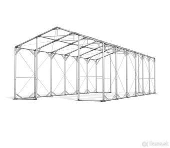 Používaný celoročný priemyselný stan 12x8m - 3