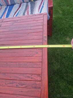 Záhradné sedenie z masivu - 3