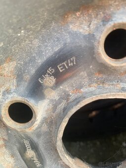 Plechové disky 15” 6Jx15H2 ET47 - 3