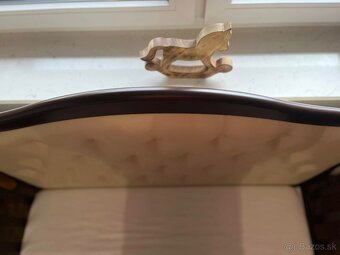 Exkluzívna drevená detská postieľka - 3