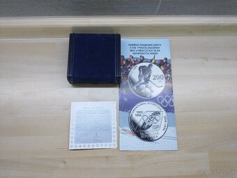 Strieborná minca 200Sk 1994 MOV proof - 3