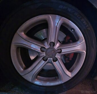 Audi elektróny originál 5x112 R17 + 2x nova pneu - 3