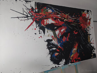 Veľký obraz Ježiša, veľkosť 120cm x 70cm - 3