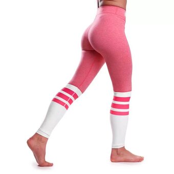 Dámske legíny Stripes - Iron Aesthetics, sivé XS/S, NOVÉ - 3