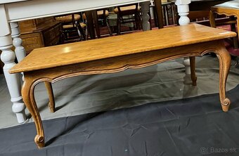 konferencny stolik, drevo, v 42 cm, d 109 cm, s 49 cm - 3