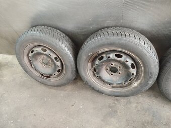 Predám sadu kolies 5x100 R14 165/70 R14 4.9mm - 3