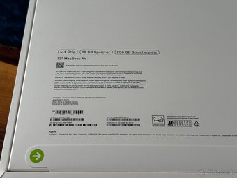 MacBook Air M4 13” 16/256gb zabaleny - 3