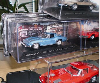 CHEVROLET CORVETTE , C2 , C3 , C4 1:43 DE AGOSTINI ,IXO - 3