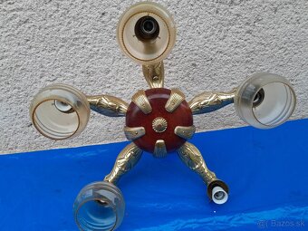 Historický mosadzný luster. - 3