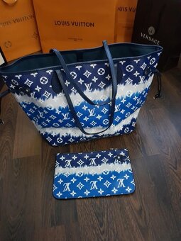 Nová Louis Vuitton Neverfull Escae modra - 3