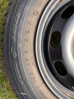 Orig. Vw Plechový disk + pneu 5x100 R15 195/65/R15 - 3