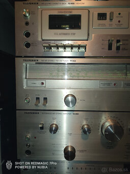 Vintage zostava Telefunken + gramec Telefunken - 3