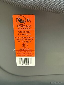 Britax Römer Duo – 9–18 kg, ISOFIX - 3