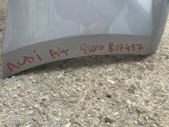 Predam predný naraznik Audi a4 8W0 807 437 - 3